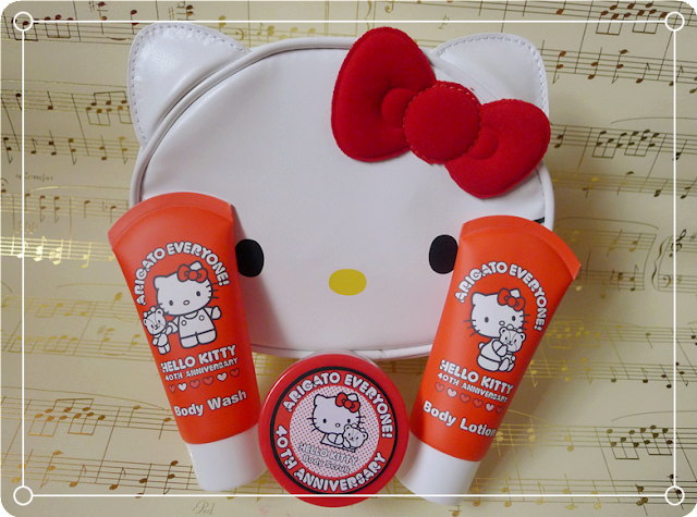 Hello Kitty 40th Anniversary Vanity Bag & Cosmetic Bag