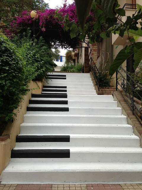Stairs in Pagrati neighborhood, Athens. Greece Stairs in Pagrati neighborhood, Athens. Greece
