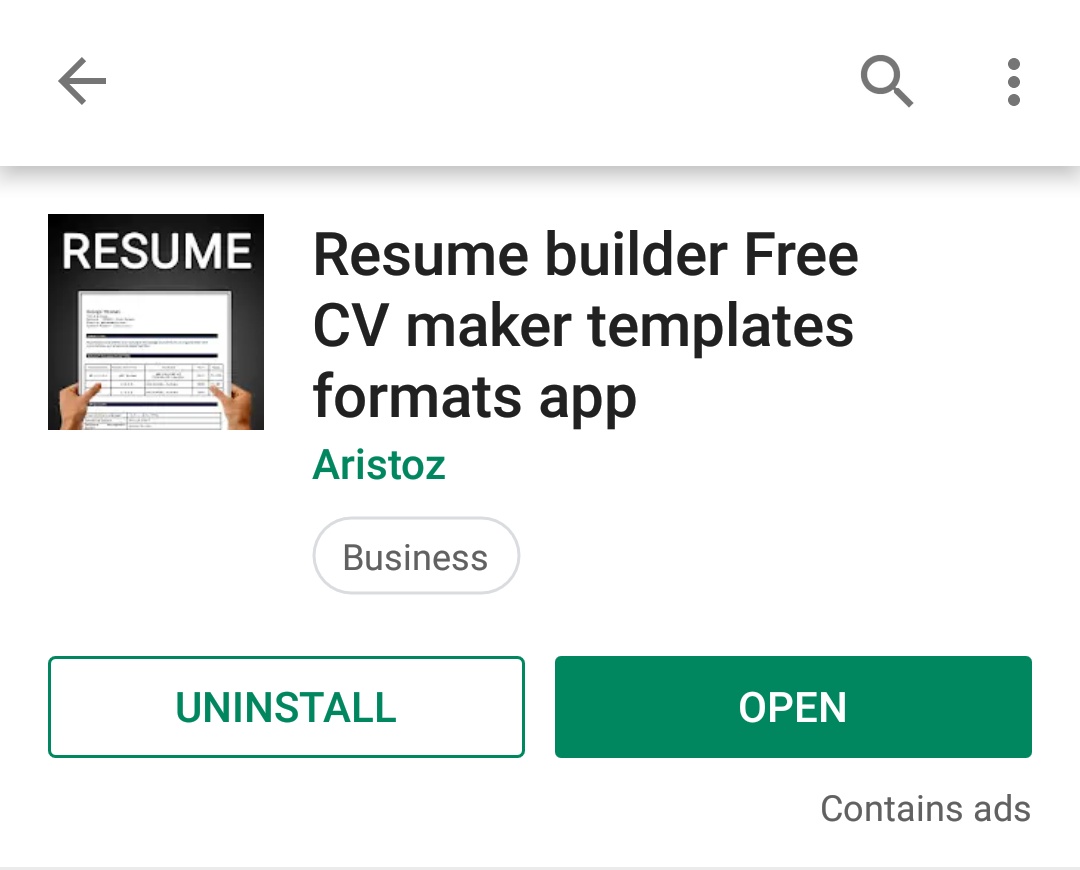 cara mudah buat cv