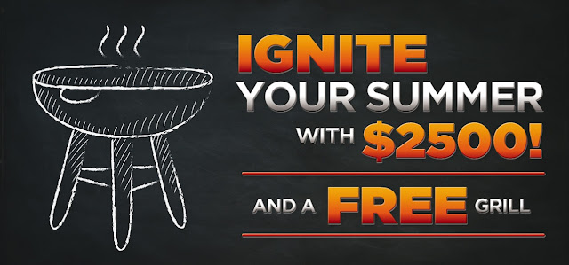 IGNITE YOUR SUMMER SWEEPSTAKES Home Run Inn Pizza wants to totally set your summer on fire by giving you a chance to enter to win a $300 Home Depot Gift card and $2500 CASH to make your backyard grilling dreams a reality!