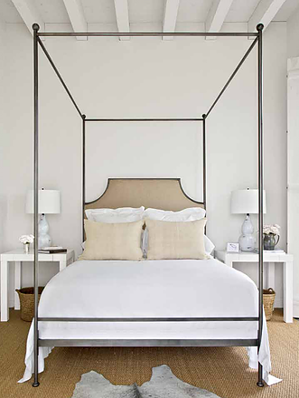 image Modern farmhouse bedroom with French Country decor by Eleanor Cummings on Hello Lovely Studio