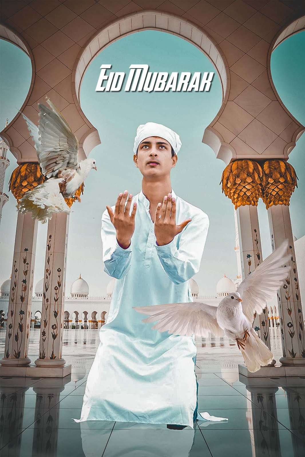 Eid mubarak photo editing background png