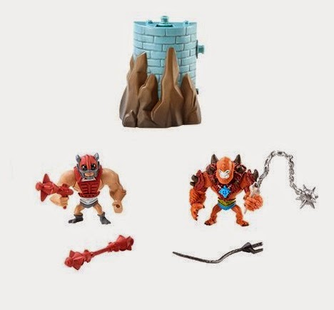 Masters of the Universe Minis 2 Pack #5 by Mattel - Zodac & Beast Man