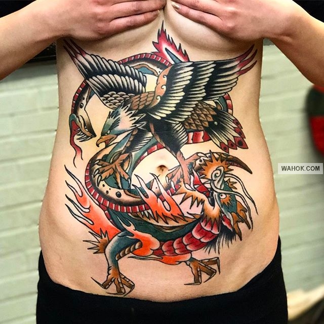 50 Gambar Tato Naga 3D / Dragon Tattoos Di Pungung, Lengan Bahu, Perut Paling Keren Koleksi Wahok gambar naga merah,gambar naga bali,gambar naga mas,gambar naga animasi,gambar naga putih,gambar naga terbang,gambar