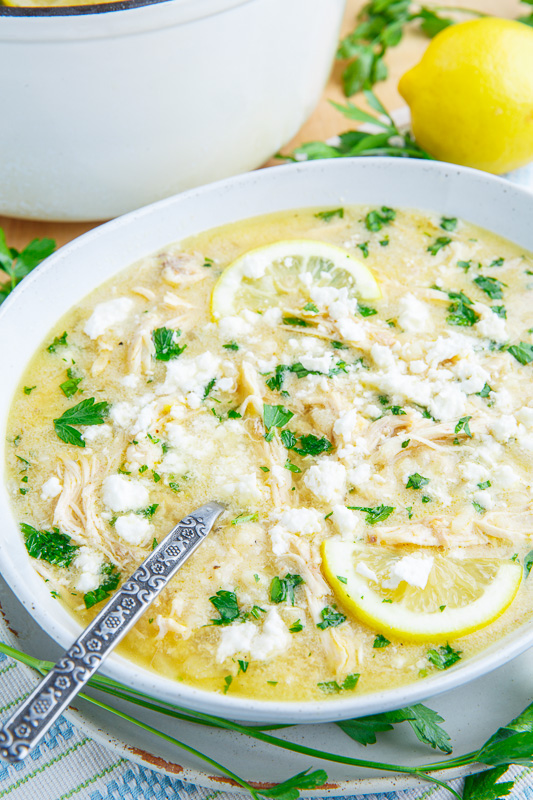 Avgolemono Soup (aka Greek Lemon Chicken Soup) Recipe on Closet Cooking