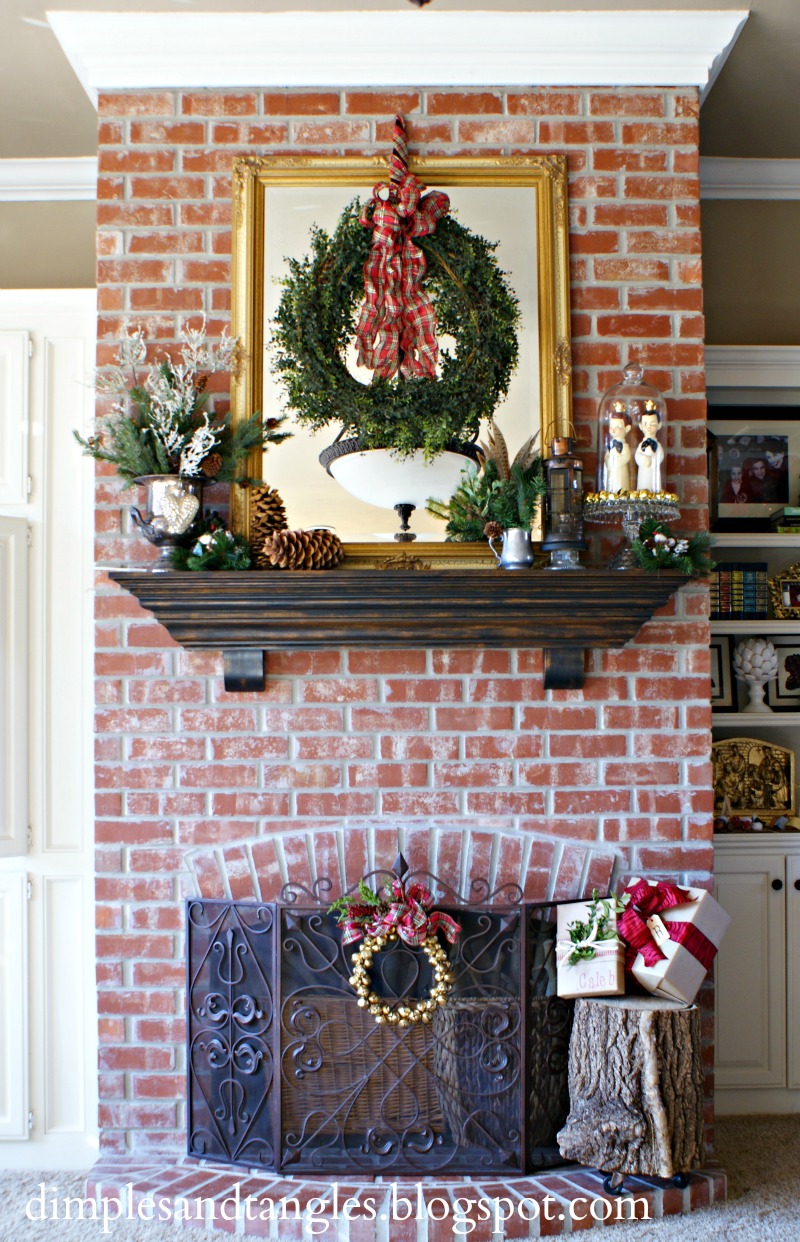 CHRISTMAS MANTEL {2012} - Dimples and Tangles
