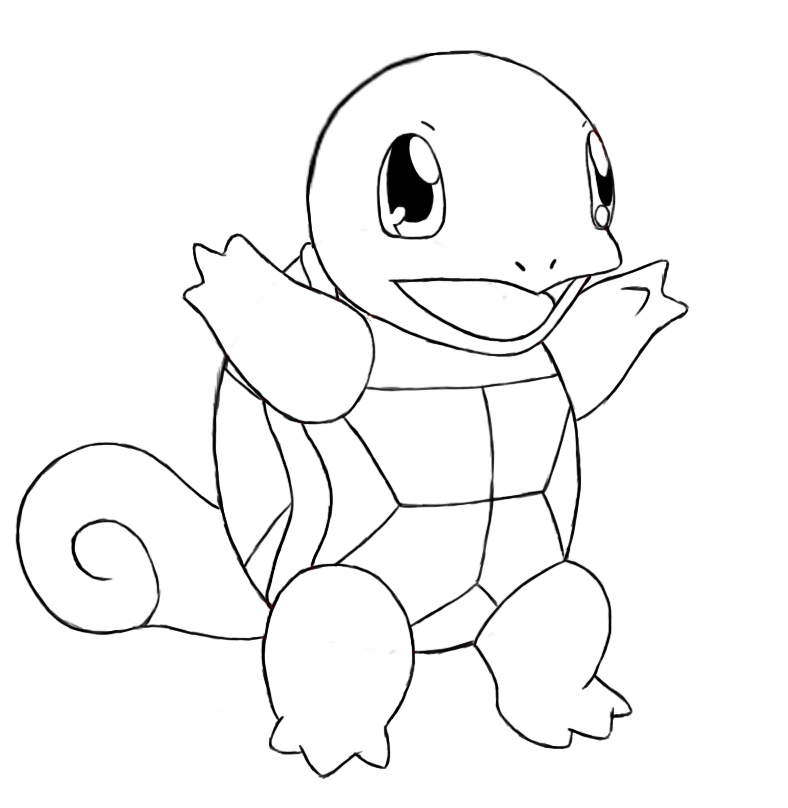 How To Draw Squirtle  Draw Central