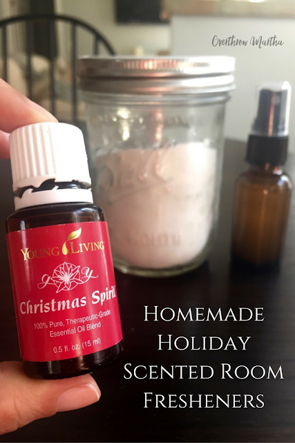 Homemade holiday scented room fresheners that are a breeze to make