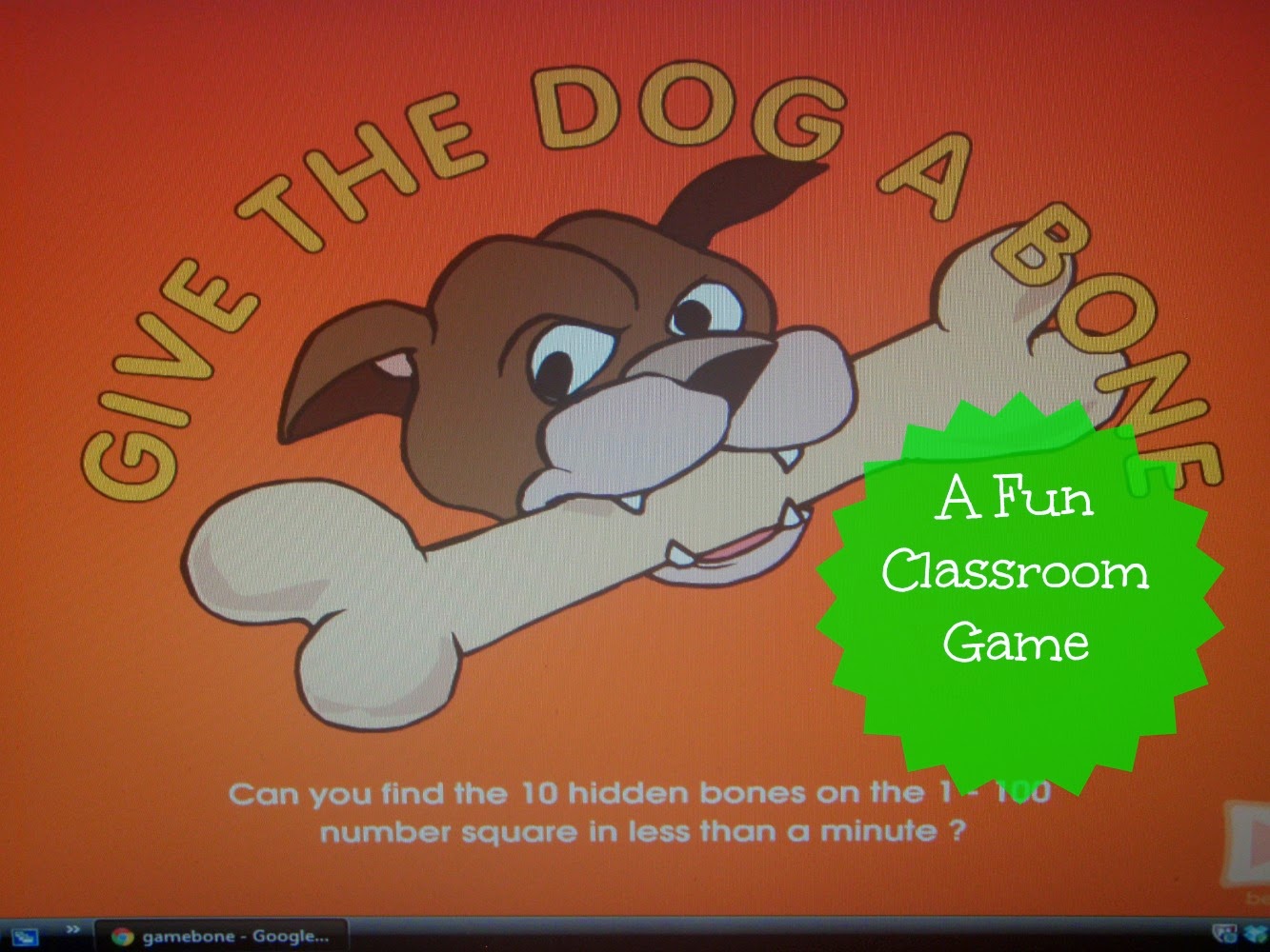 The Teacher Bin: Classroom Game-Give the Dog a Bone
