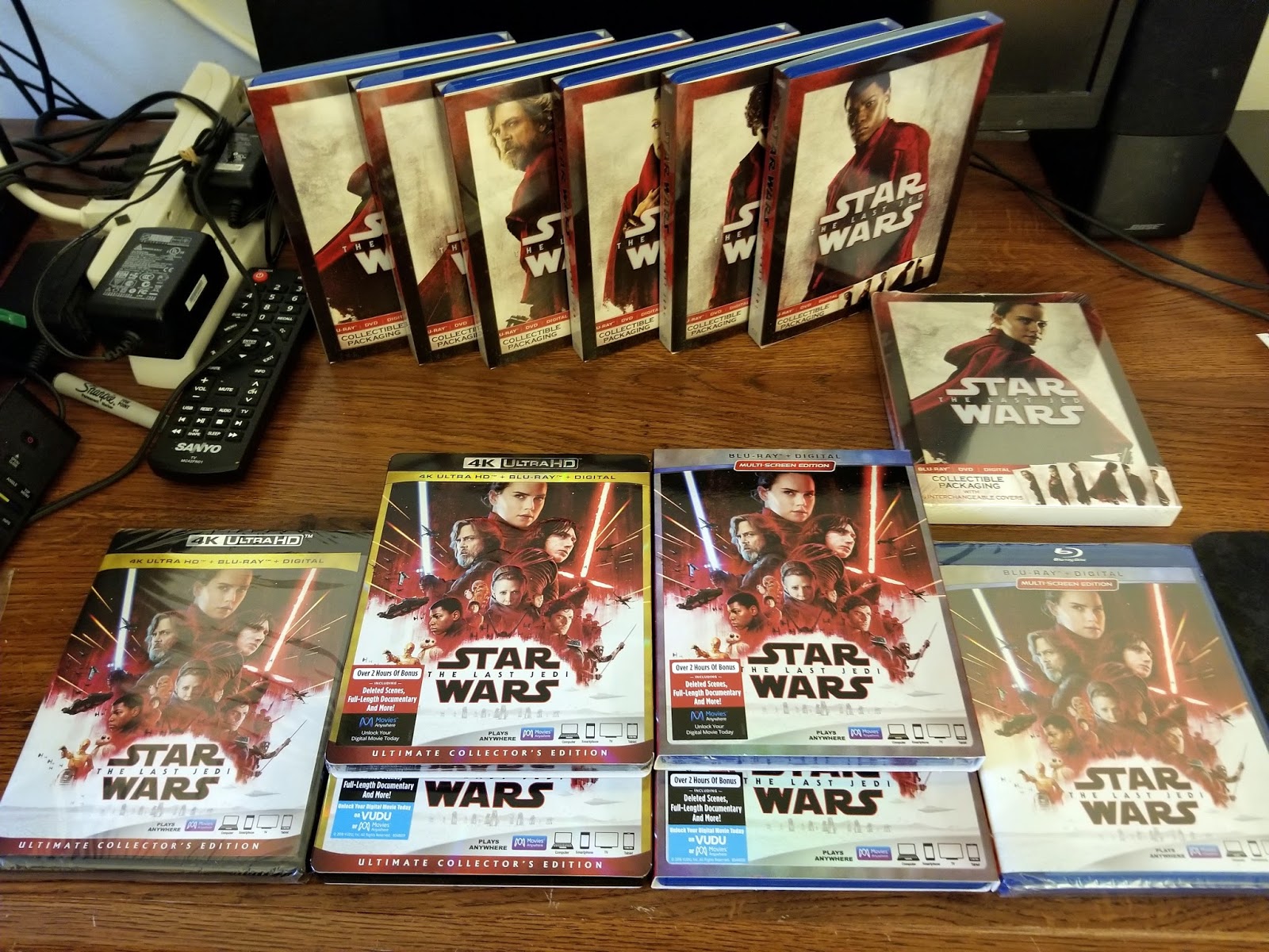 The Toy Box: Star Wars: The Last Jedi DVD and Blu-Ray Round Up