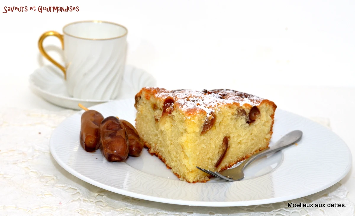 Saveurs et Gourmandises: Gâteau Moelleux aux Dattes.