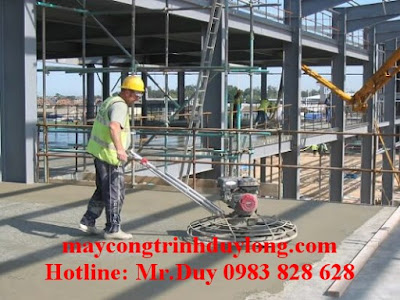 Xoa nền bê tông siêu phẳng bền đẹp bằng máy xoa đơn Xoa nền bê tông siêu phẳng bền đẹp bằng máy xoa đơn