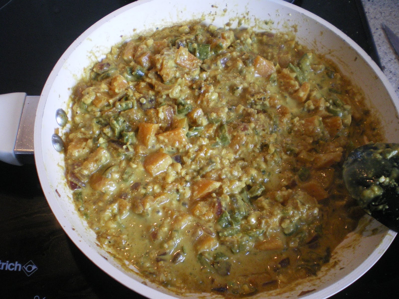 Sew, Create and Recycle Butternut Squash and Sugar Snap Korma, Cheap