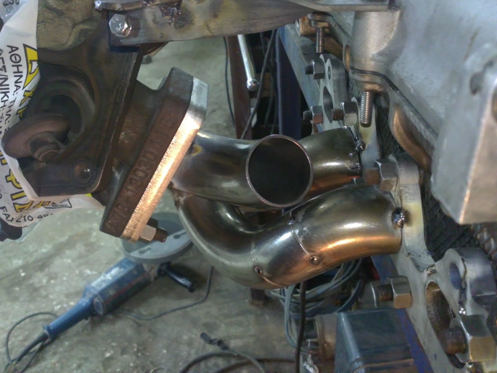 dogits outworks DIY exhaust manifold