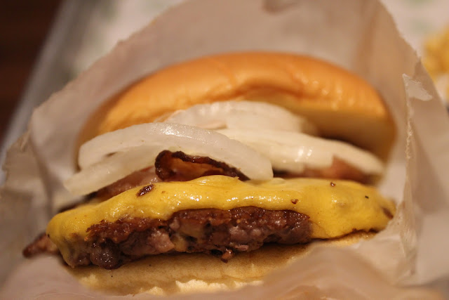 Cheeseburger at Shake Shack, Chestnut Hill, Mass.