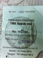Kawah Ijen Entry Fee Kawah Ijen Entry Fee