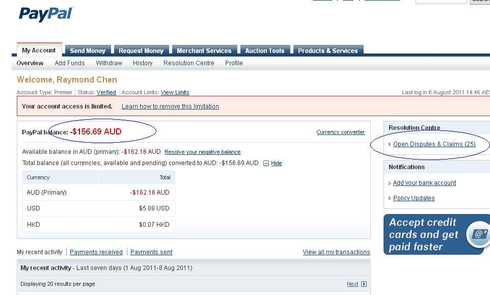 Paypal dispute Useful or Not DotA Hubs