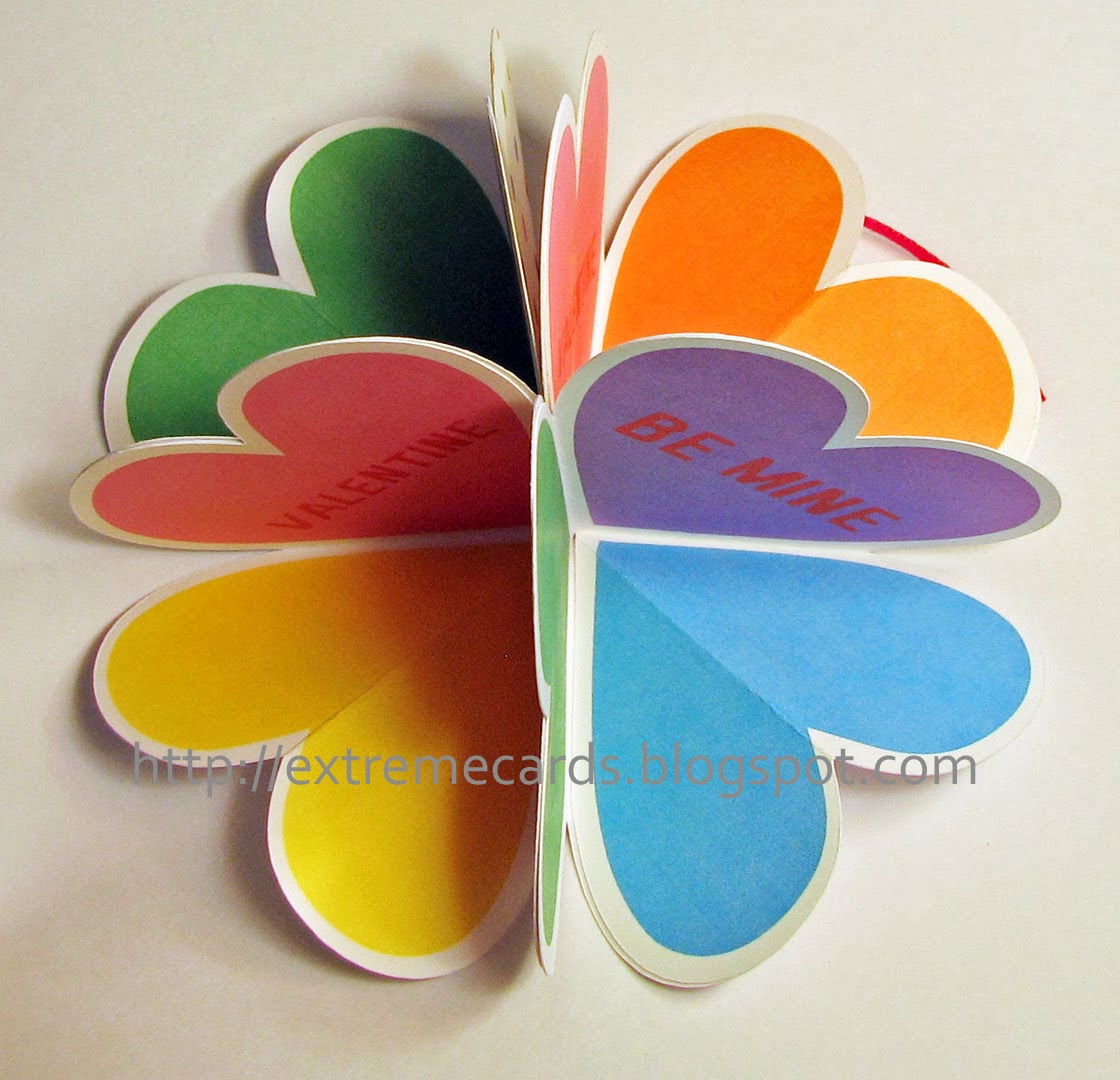 Conversation Heart Circle Card