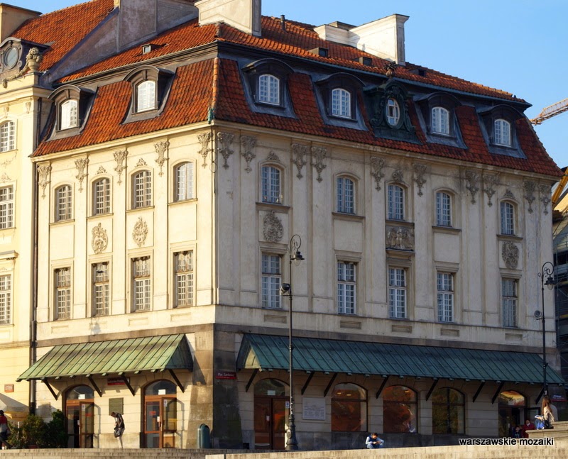 Warszawa Stare Miasto fasada Śródmieście zabytek Plac Zamkowy