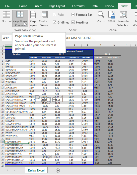 Tutorial Cara Print di Excel Supaya Tidak Terpotong, Rapi Dan Full Kertas