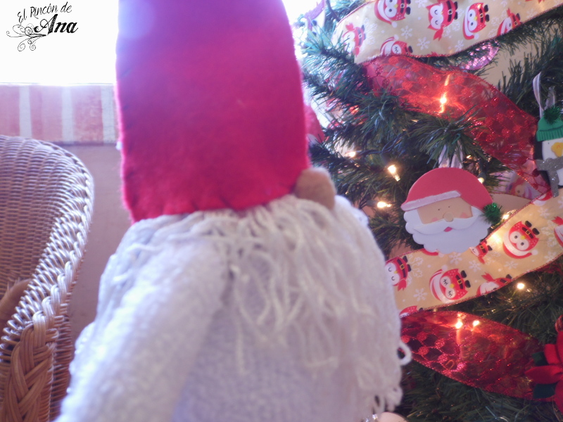 Gnomo navideño y Trufas de chocolate