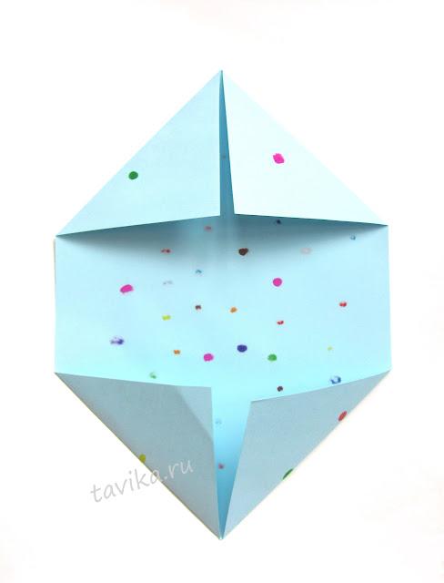 как сделать хлопушку оригами