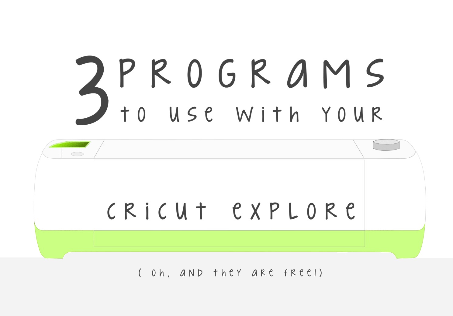 five sixteenths blog 3 Free Programs to use with your Cricut Explore