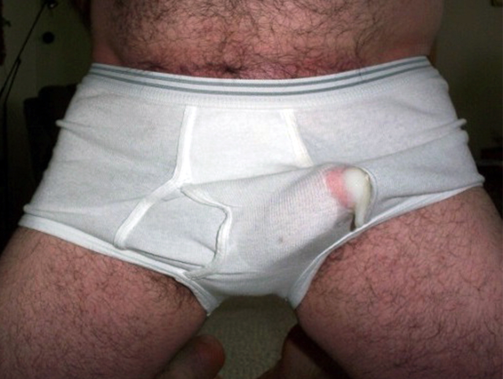 I just discovered an entire website of nothing but guys who cream in their underwear...