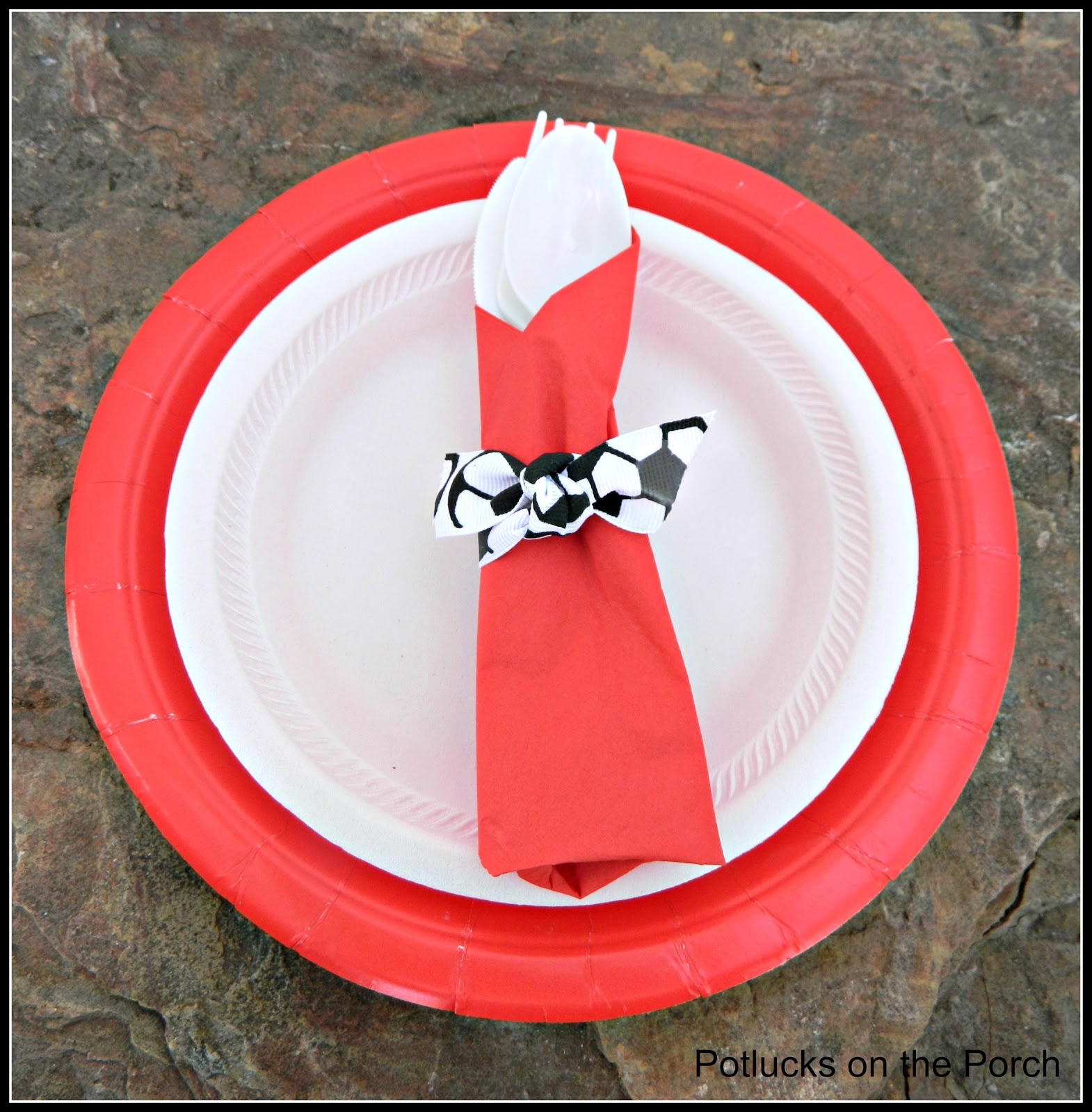 Potlucks on the Porch Napkin Rings