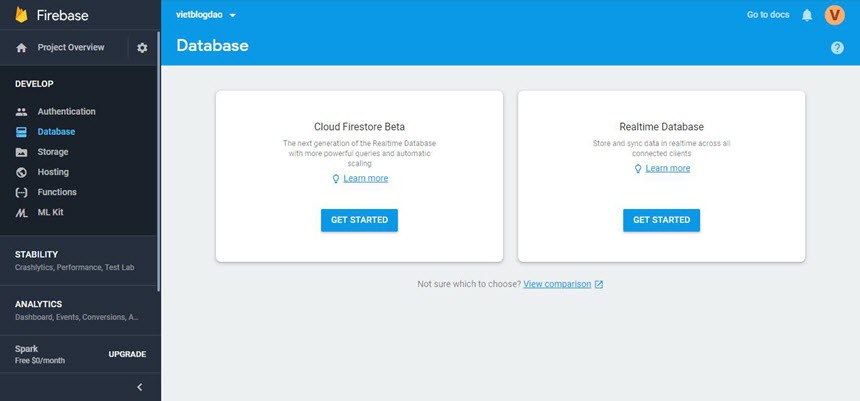 Hướng dẫn thêm lượt xem bài viết mới nhất 2018 sử dụng Google Firebase