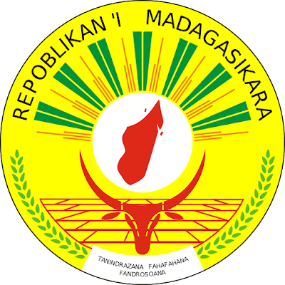 Logo Gambar Lambang Simbol Negara Madagaskar PNG JPG ukuran 400 px