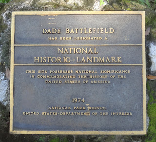 Historie in Dade Battlefield Historic State Park, Florida USA