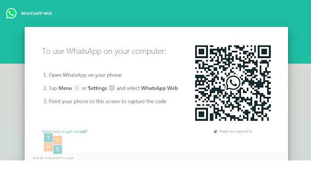 menggunakan whatsapp Web
