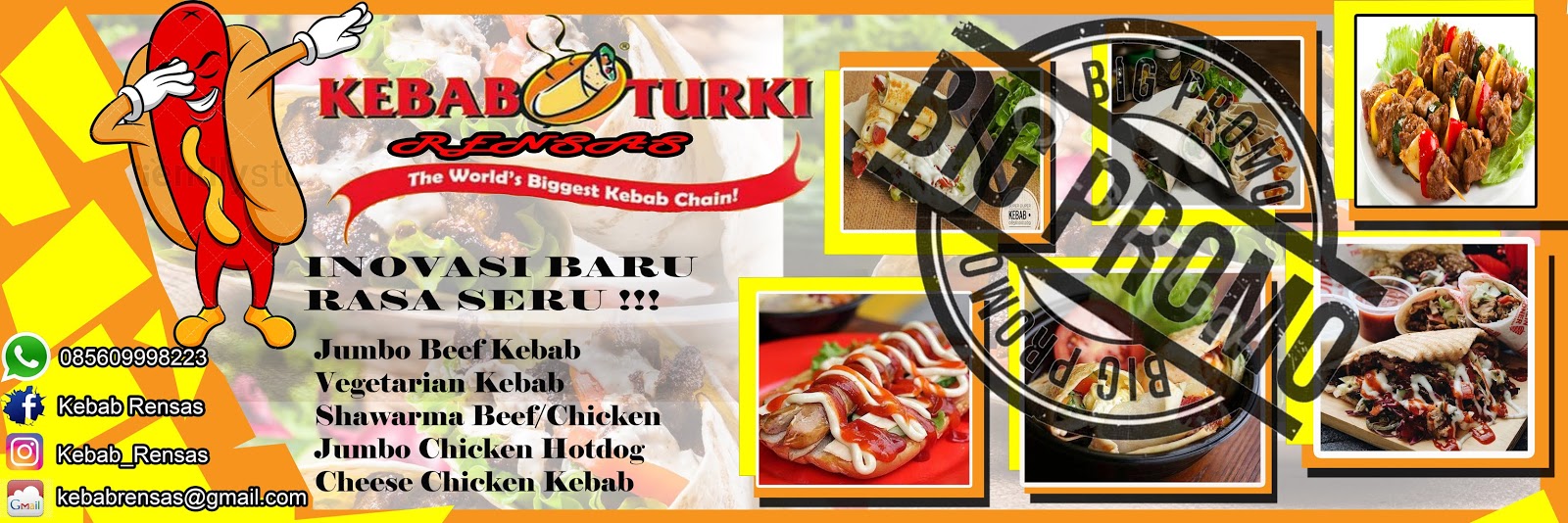 Desain Spanduk Kebab desain spanduk keren