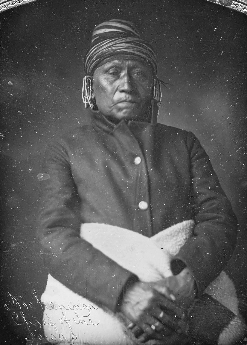 The Chubachus Library of Photographic History Daguerreotype Portrait of Native American Iowa