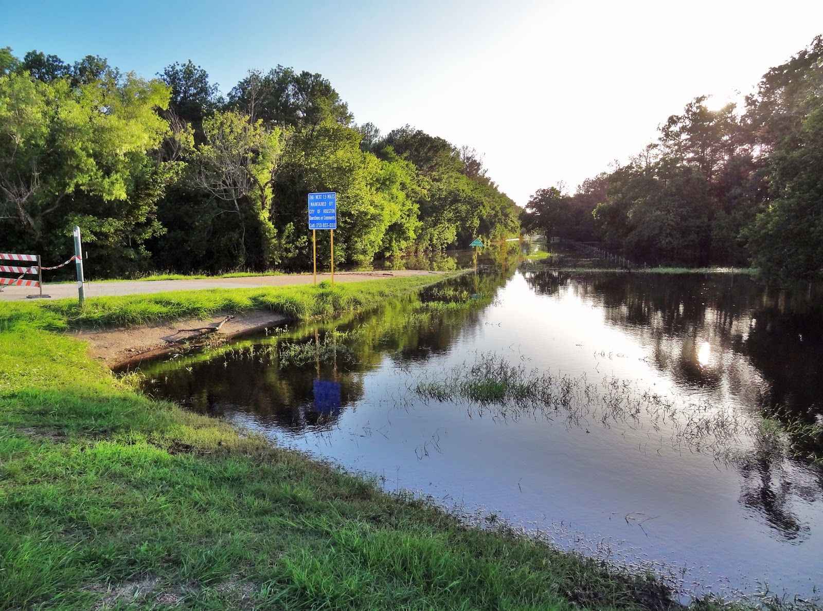 HTownWest Photo Blog Patterson Rd. in Addicks Rervoir closed again