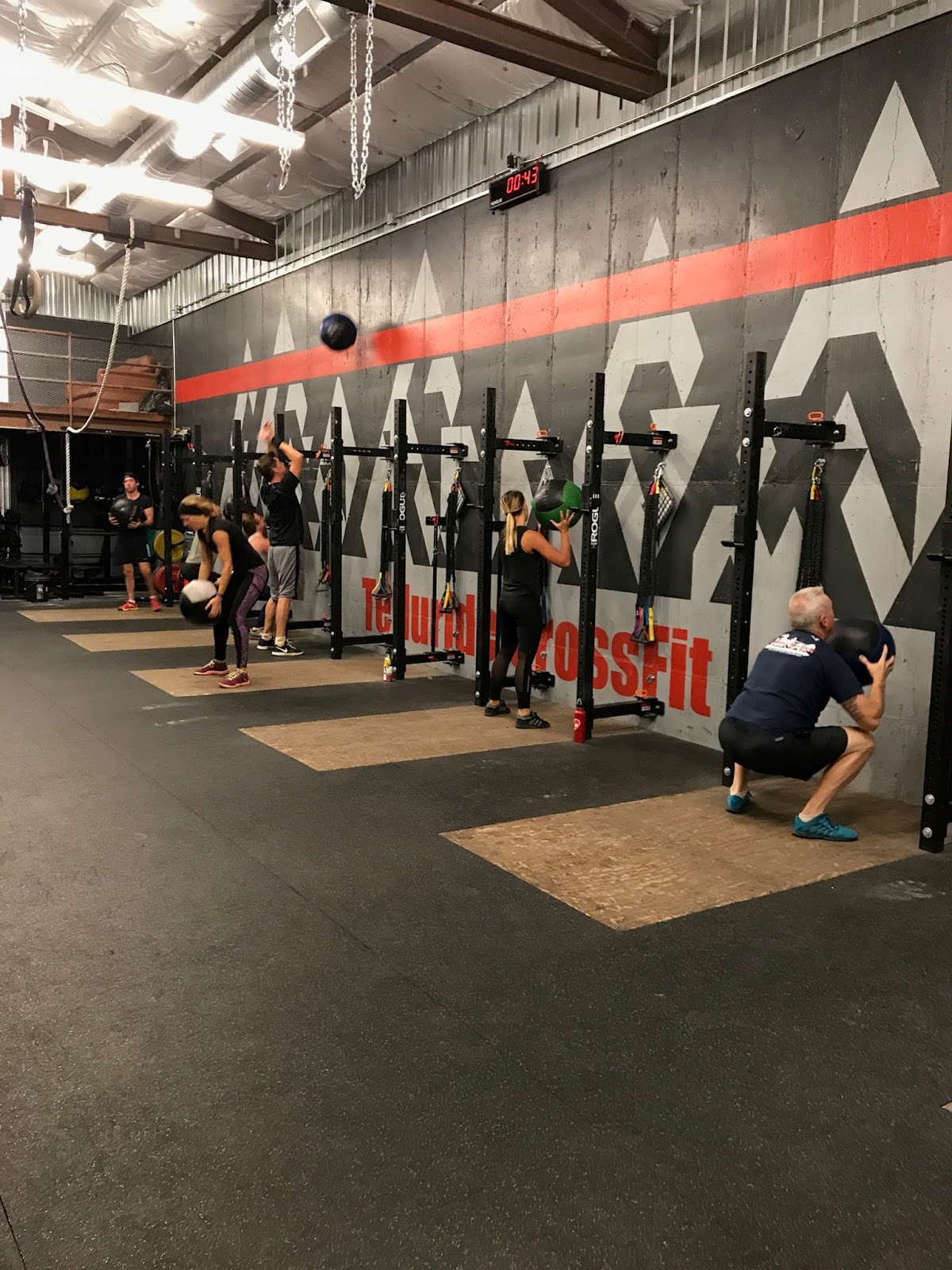 Telluride CrossFit Wall Balls, Med Ball Cleans and Lateral Jumps