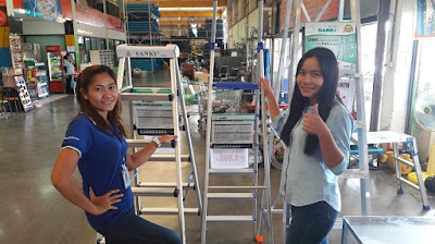 Buriram Thailand Heavy Duty Aluminum work Platforms Ladders