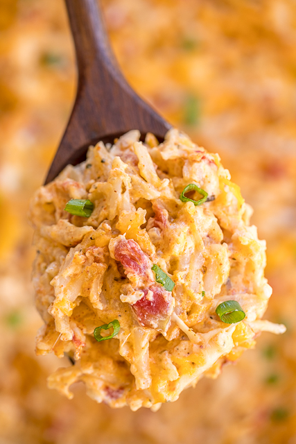 Cool Ranch Potato Casserole - great make ahead and freezer side dish! Potatoes loaded with taco seasoning, ranch and diced tomatoes and green chiles. Great for potlucks! Shredded frozen hash browns, cream of chicken soup, sour cream, diced tomatoes and green chiles, cheddar cheese, taco seasoning and ranch dressing mix. Our whole family went crazy over this easy potato casserole!! Great for taco night! #casserole #potatocasserole #mexicanrecipe #taconight Cool Ranch Potato Casserole - great make ahead and freezer side dish! Potatoes loaded with taco seasoning, ranch and diced tomatoes and green chiles. Great for potlucks! Shredded frozen hash browns, cream of chicken soup, sour cream, diced tomatoes and green chiles, cheddar cheese, taco seasoning and ranch dressing mix. Our whole family went crazy over this easy potato casserole!! Great for taco night! #casserole #potatocasserole #mexicanrecipe #taconight