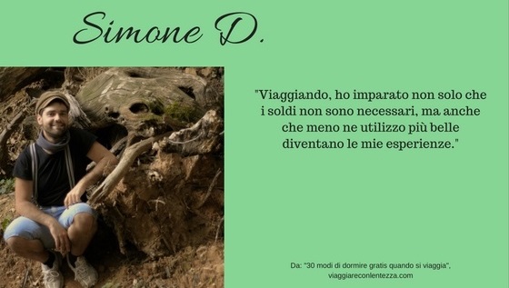 Simone viaggiare con lentezza
