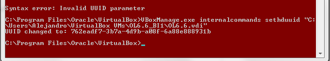 Middleware Blog: How to change UUID from VDI Virtual Box