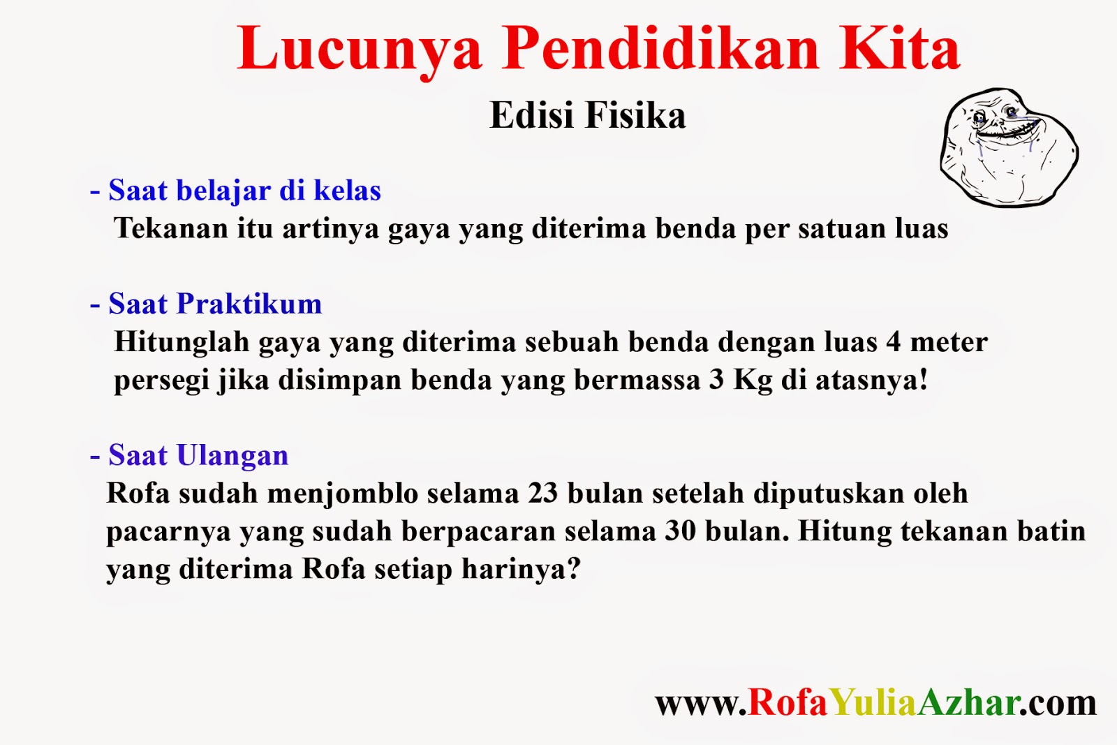 Kata Kata Lucu Fisika Kata Kata Lucu Fisika