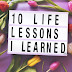 10 životnih lekcija koje sam naučila & utvrdila u 2017.