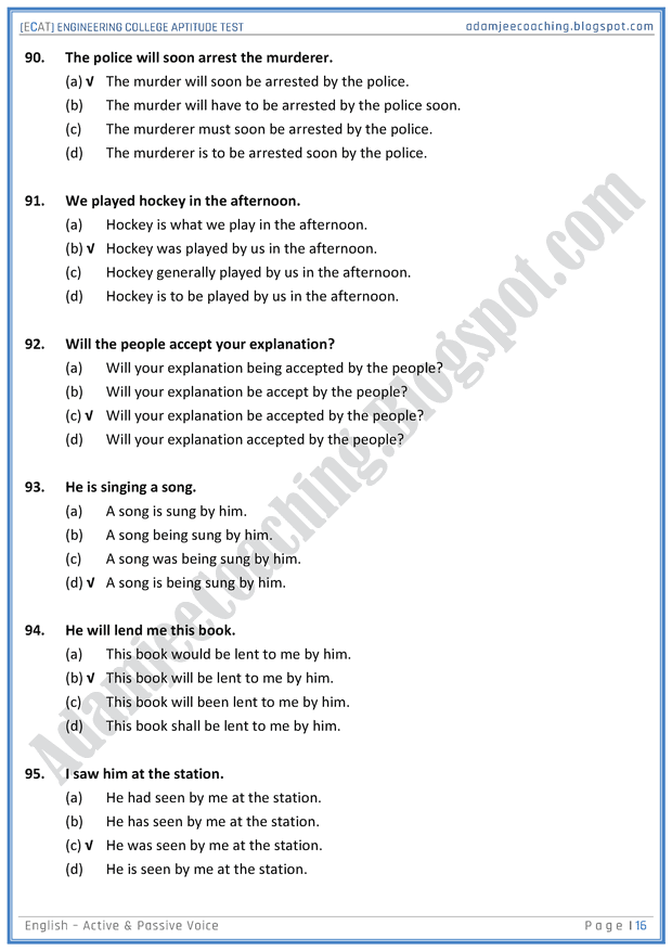 ecat-english-active-and-passive-voice-mcqs-for-engineering-college-entry-test