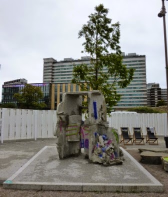 Hole 1 of the Putt Putt #2 Crazy Golf course in Croydon, London TURF Projects Putt Putt #2 Crazy Golf course at Platform Ruskin Square in Croydon