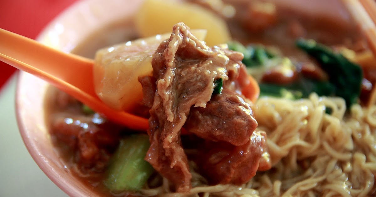 KEN HUNTS FOOD Braised Beef Brisket Noodle Wei Liang Coffee Shop