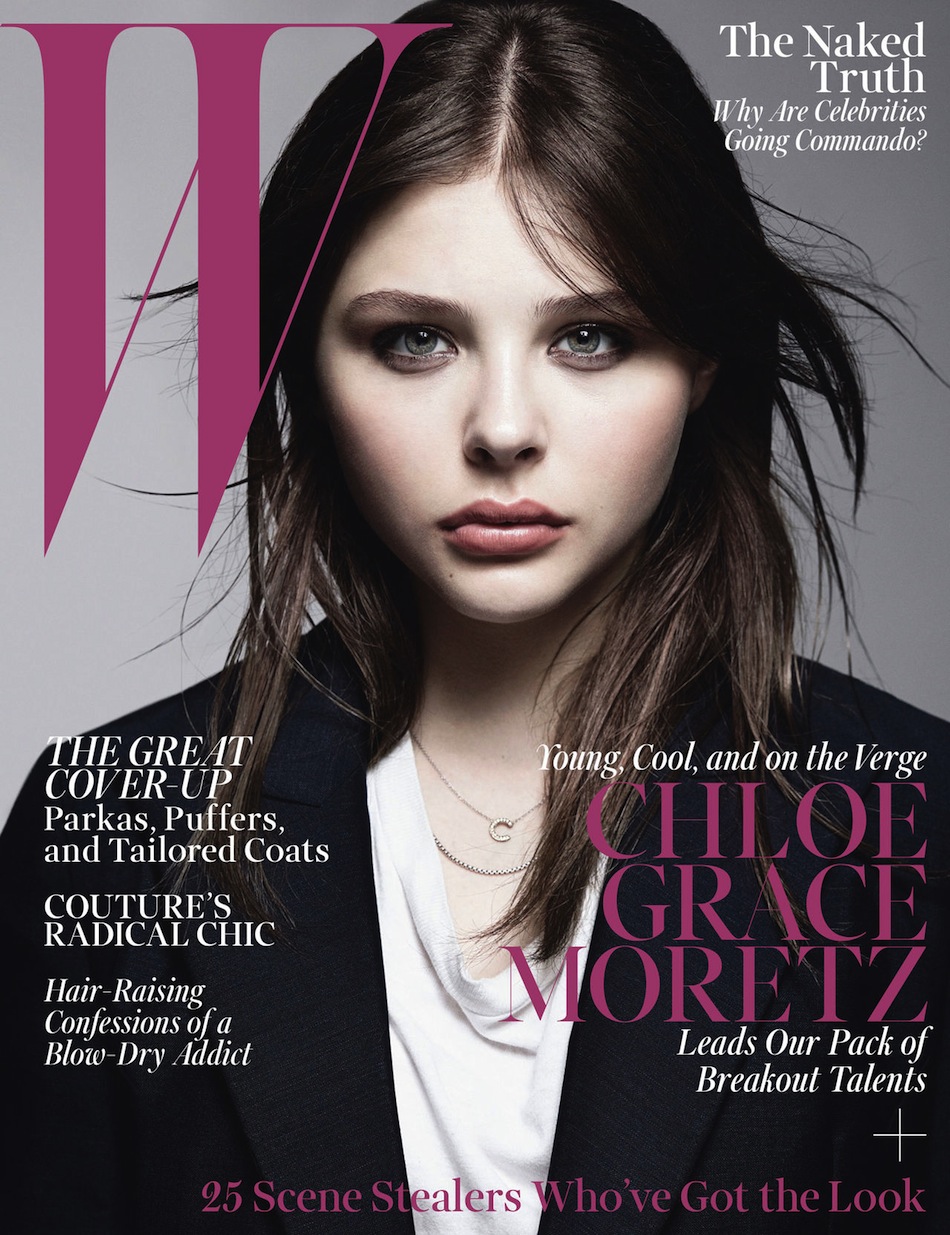 W Magazine October 2013: Chloë Moretz & Léa Seydoux by Craig McDean