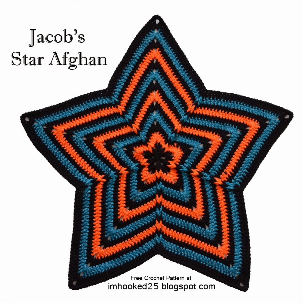 Jacob's Star Afghan | Free Crochet Pattern by I'm Hooked!