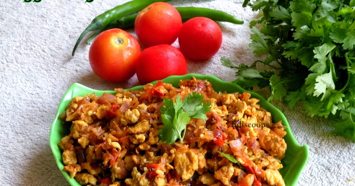 Egg Bhurji Recipe ~ Full Scoops - A food blog with easy,simple & tasty