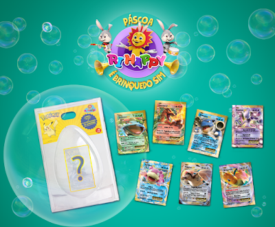 Ri Happy e Copag lançam promoção de Páscoa com card de Pokémon TCG